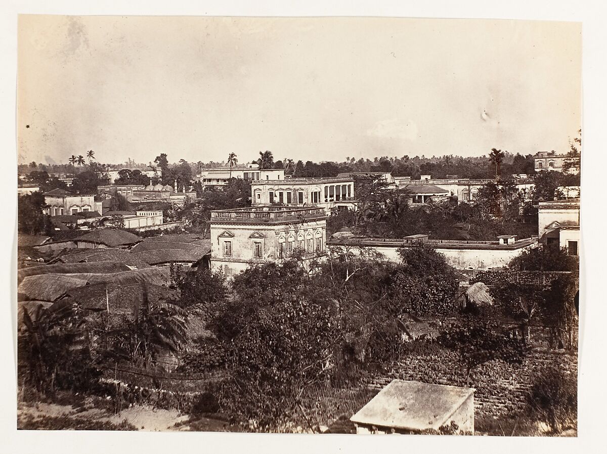 [View in Calcutta], Unknown, Albumen silver print 