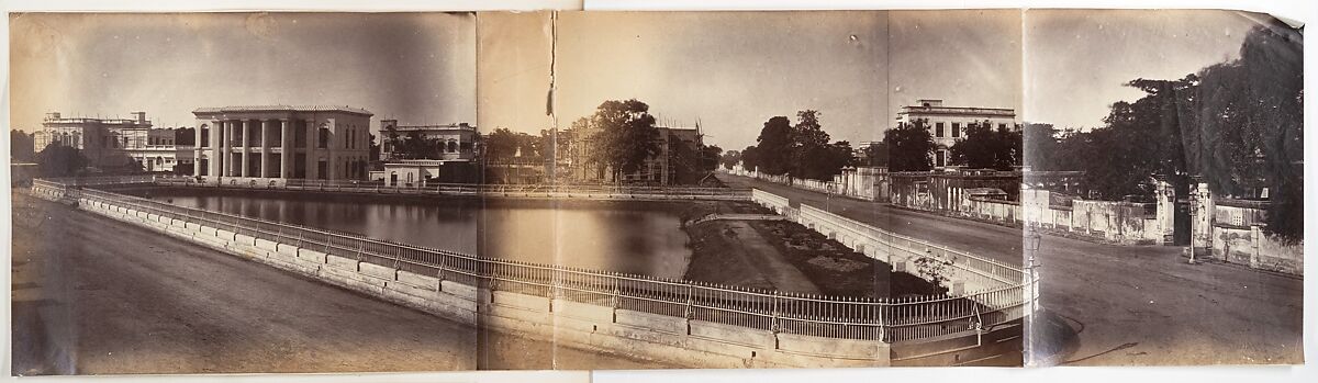 [New Tank in Camac Street, Chowringhee, Calcutta], Unknown, Albumen silver print 