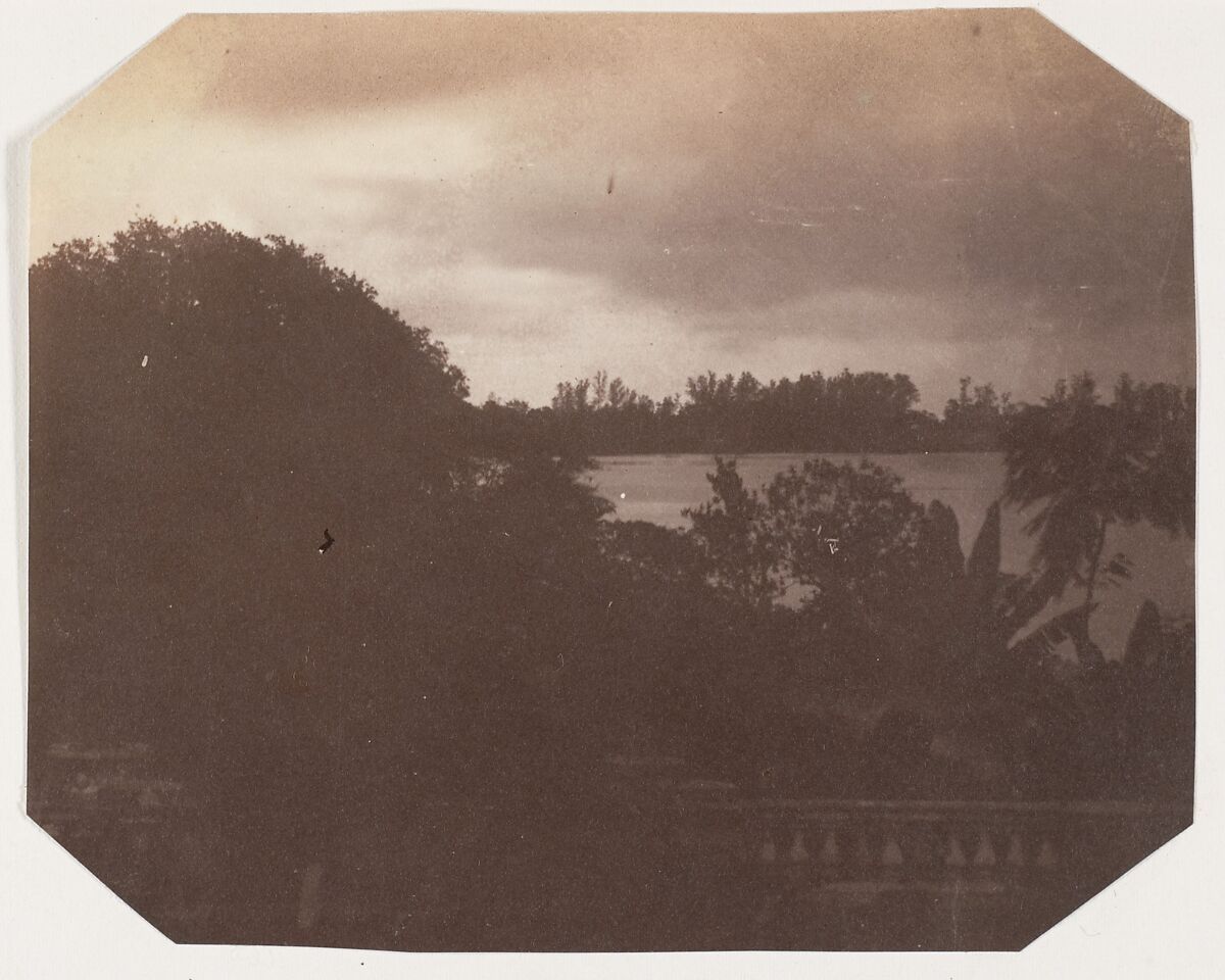 [View from the Government House, Barrackpore], Unknown, Albumen silver print 