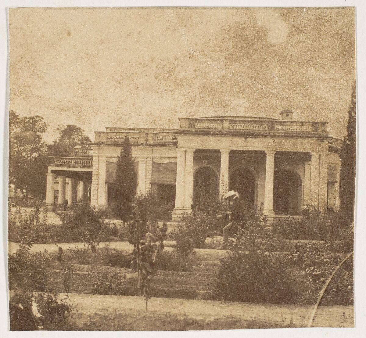 [Government House, Allahabad], John Constantine Stanley (British, 1837–1878), Albumen silver print 