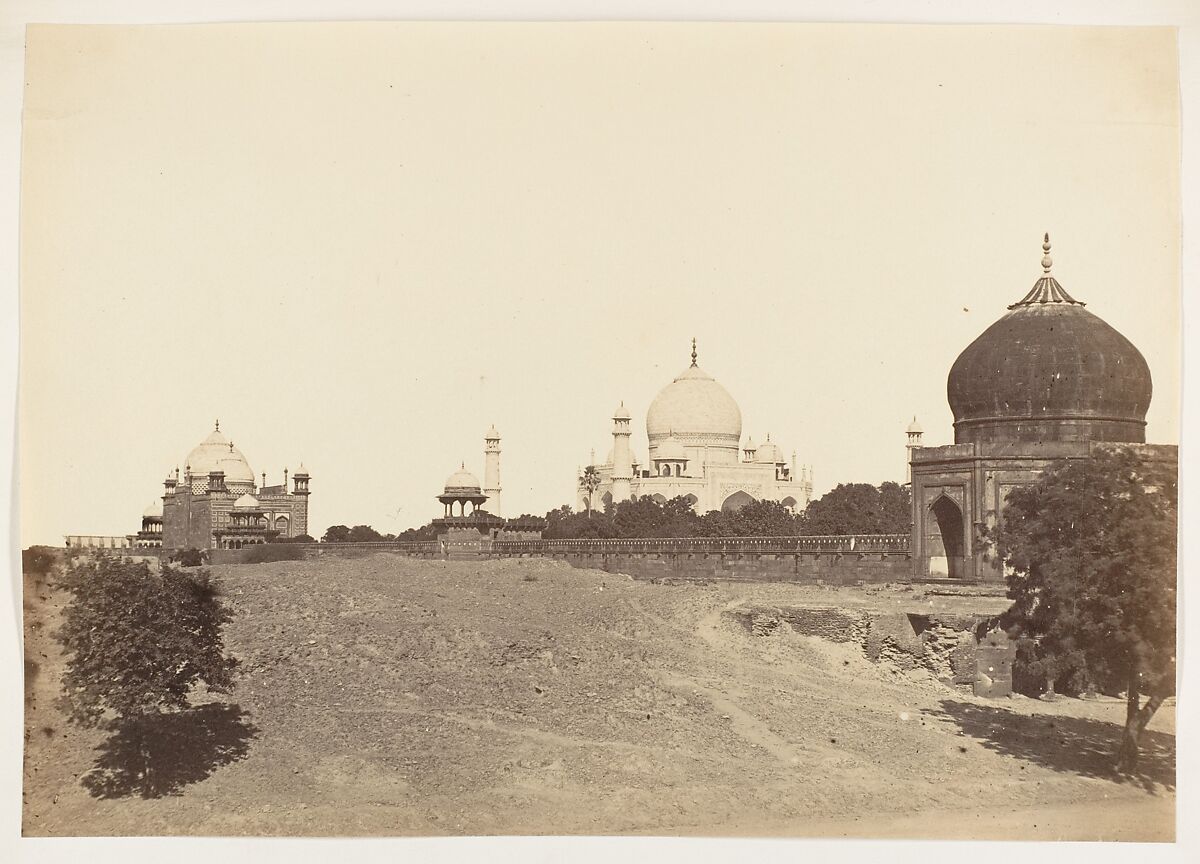 [The Taj Mahal, Agra], Unknown, Albumen silver print 