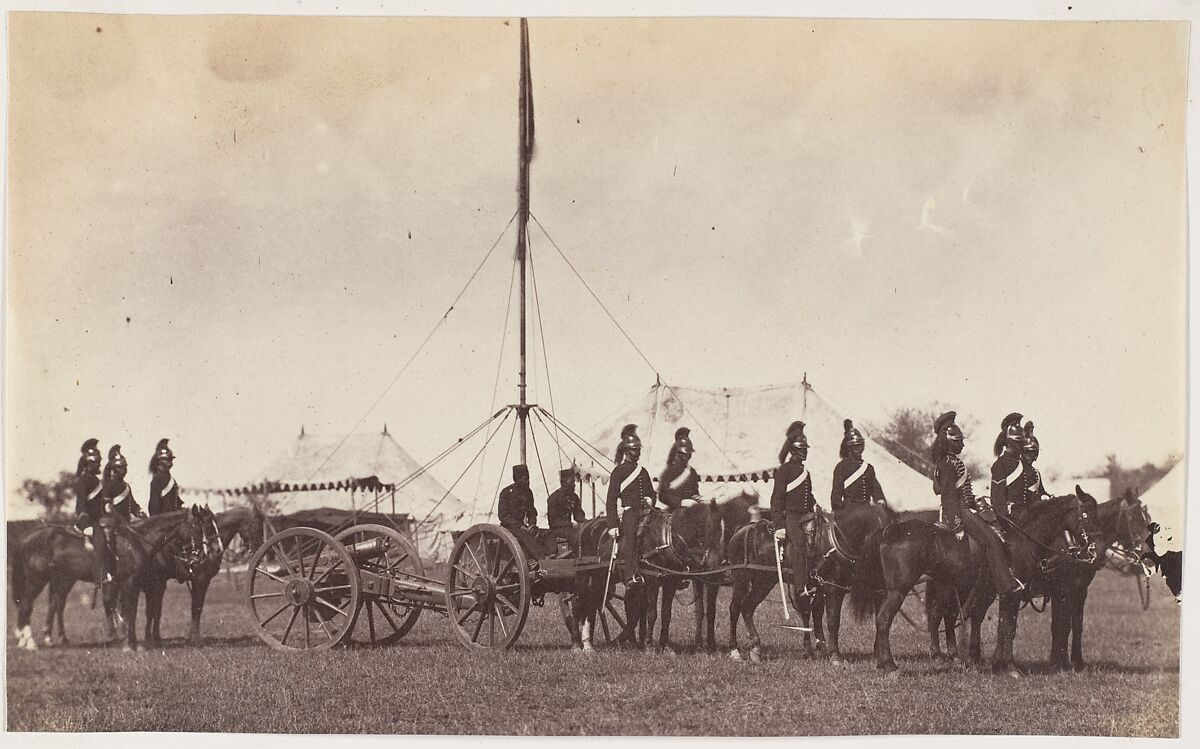 [Bengal Horse Artillery,1860], Unknown, Albumen silver print 
