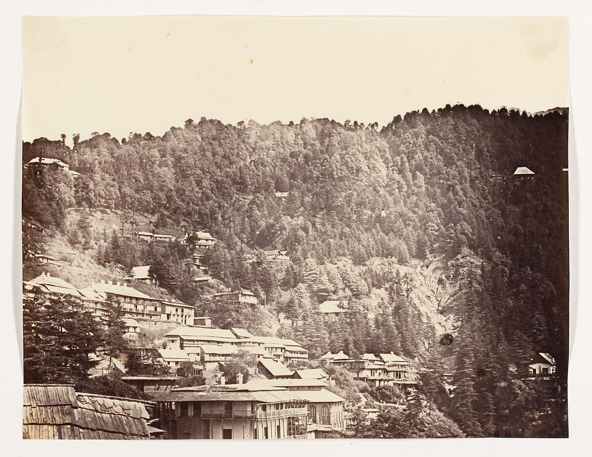 [Simla Bazaar], Unknown, Albumen silver print 