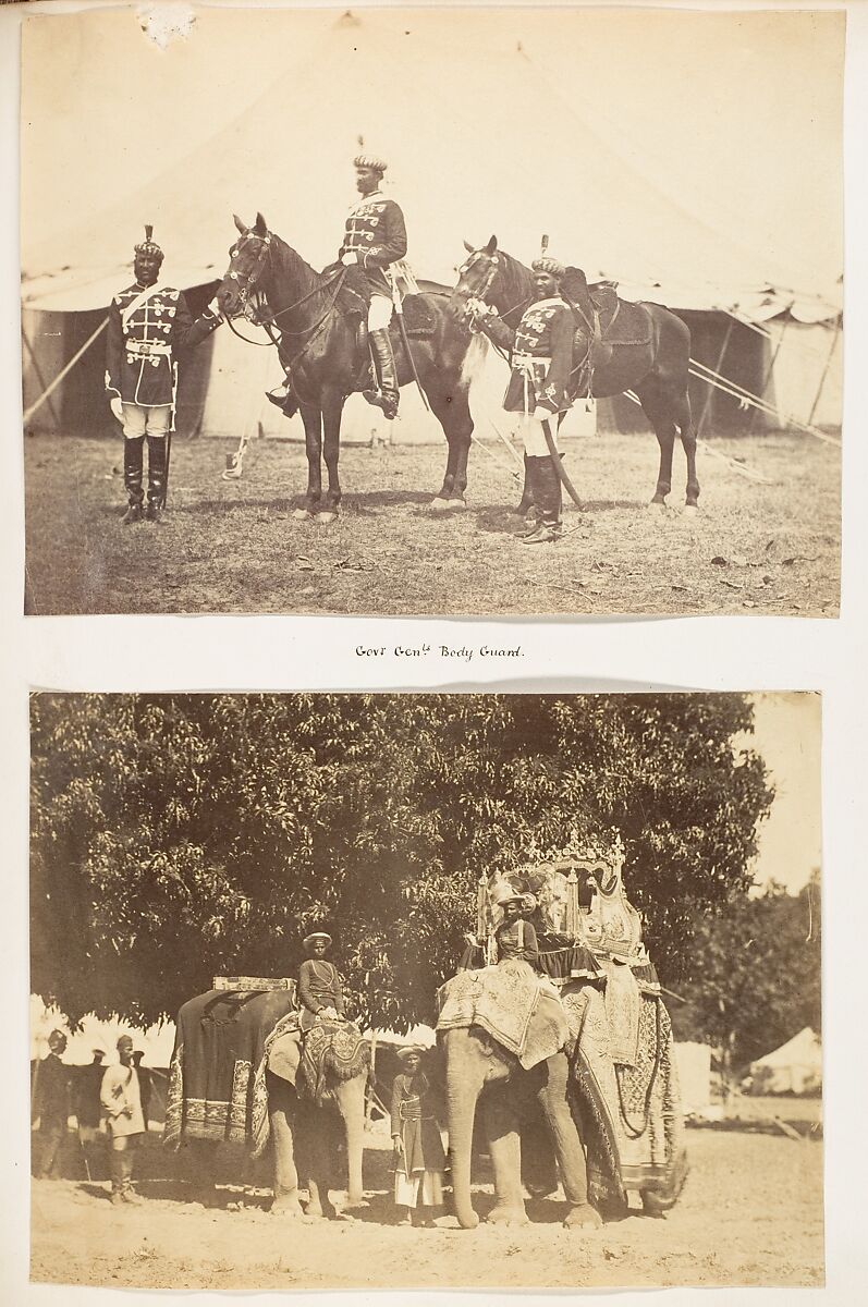 [Governor General's State Elephant and Silver Howdah], Unknown, Albumen silver print