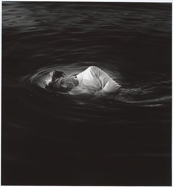 Self-Portrait in Water, Robert Stivers (American, born Palo Alto, California, 1953), Gelatin silver print 
