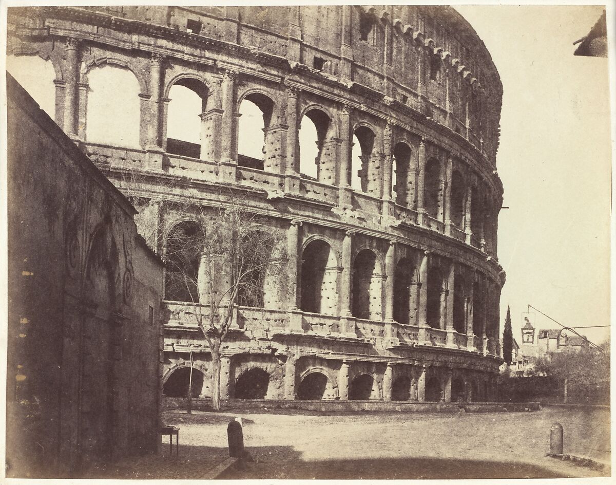 The Colosseum, Jane Martha St. John (British, Coln St. Aldwyn, Gloucestershire 1801–1882 Oakley, Hampshire), Albumen silver print from paper negative 