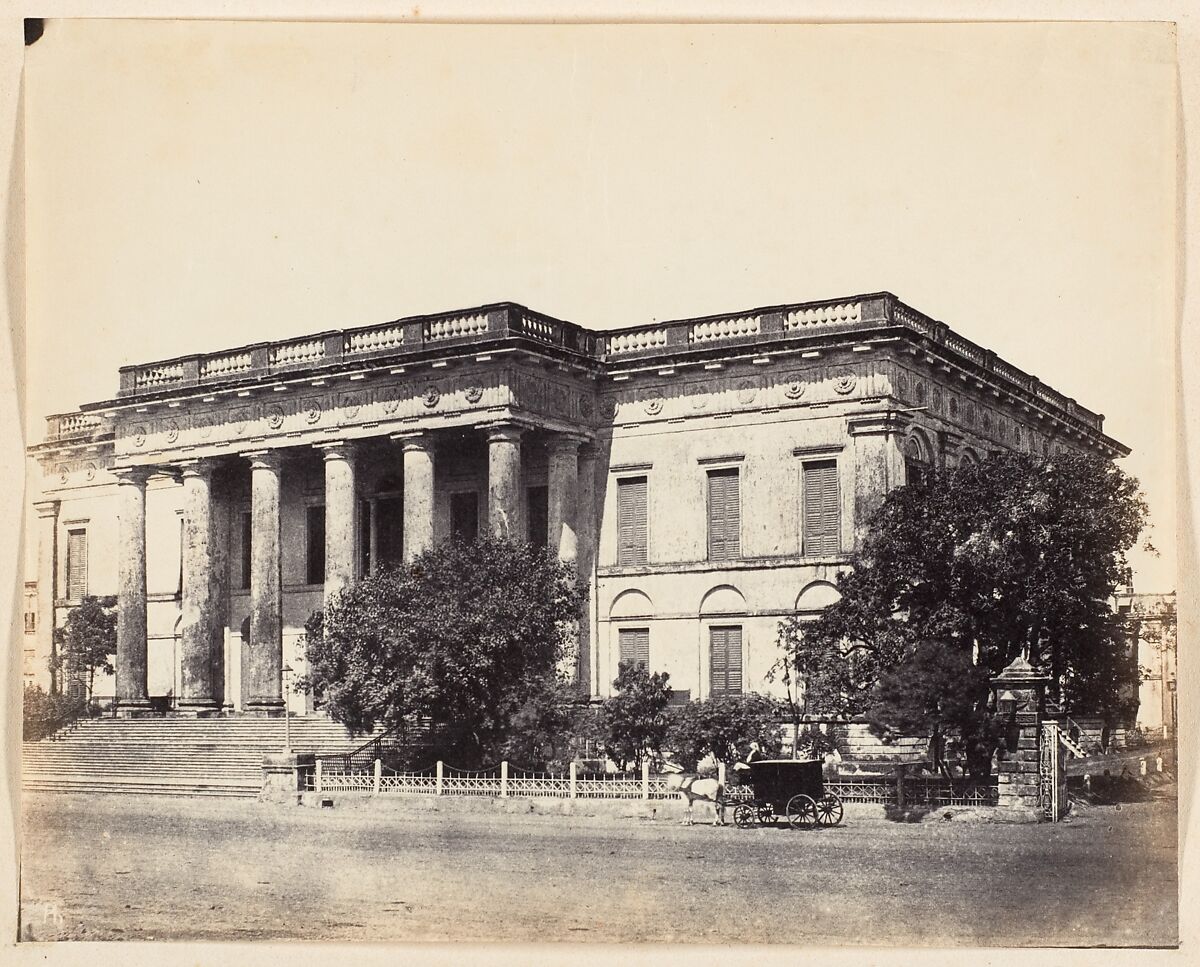 Town Hall, Calcutta, Unknown, Albumen silver print 