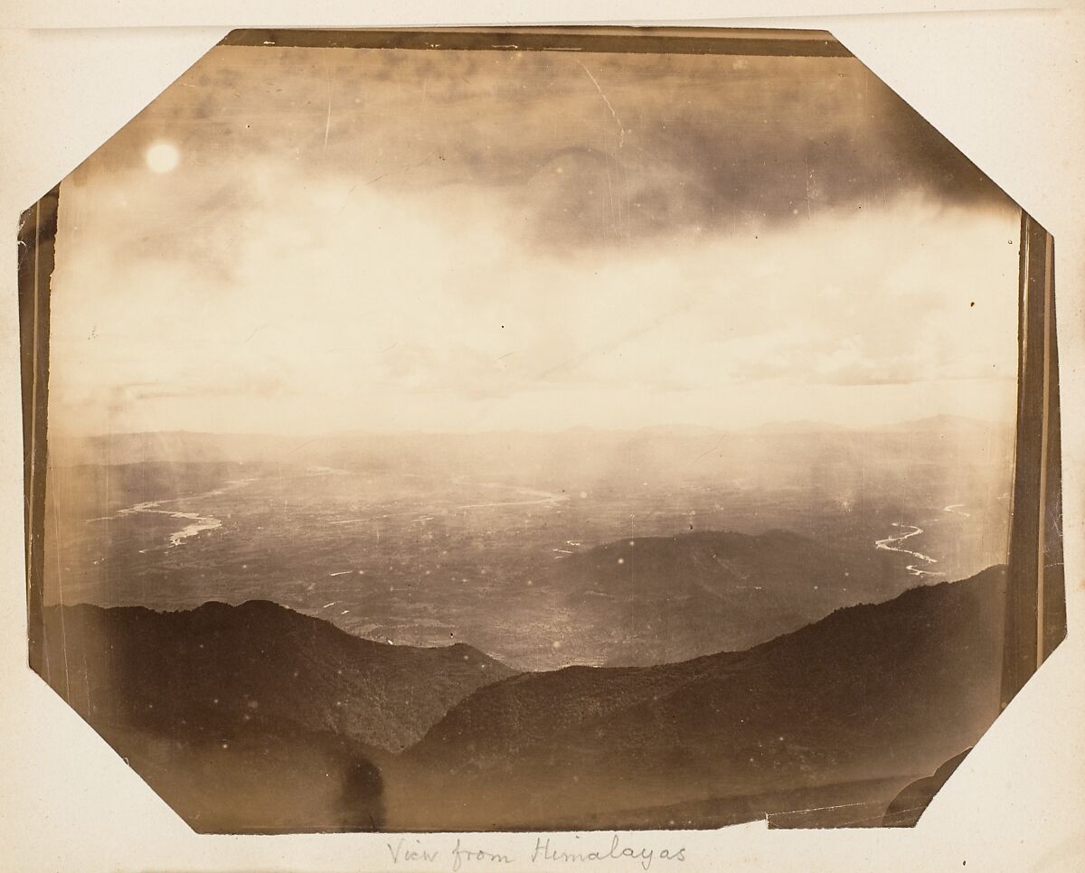 [View from Himalayas], Unknown, Albumen silver print 