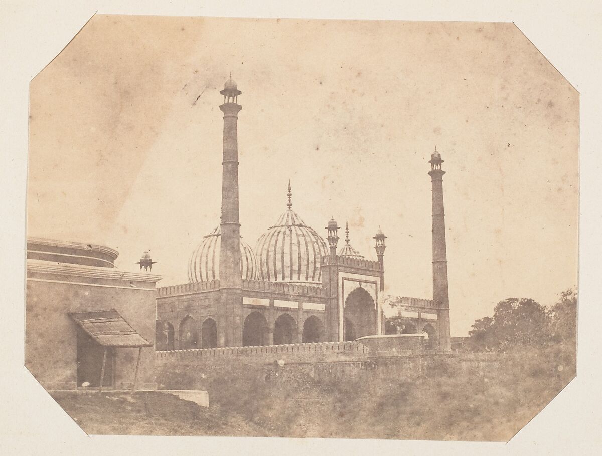 [Jama Masjid Mosque, Delhi], Unknown, Albumen silver print 