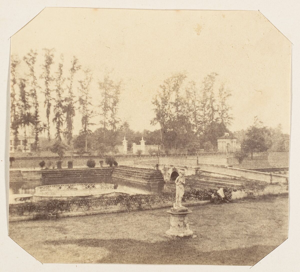 "Seven Taluks," A Native House on the Road to Calcutta, Unknown, Albumen silver print 