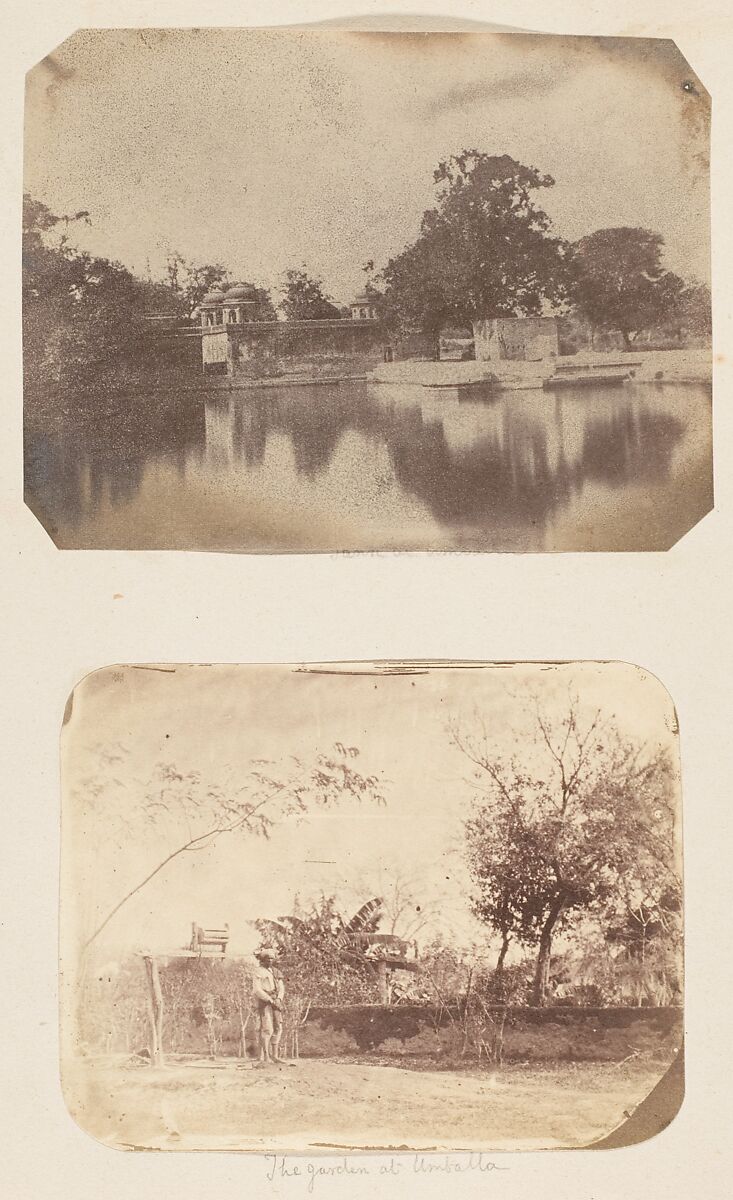 [Tank at Umballa], Unknown, Albumen silver print 