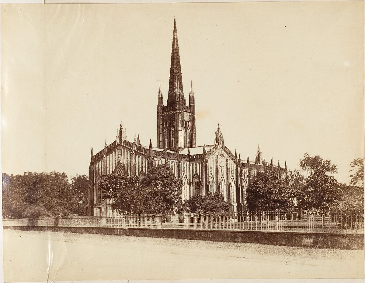 [The St. Pauls Cathedral, Calcutta], Captain R. B. Hill, Albumen silver print 