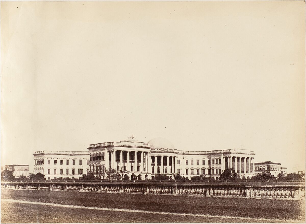 [Government House,Calcutta], Captain R. B. Hill, Albumen silver print 