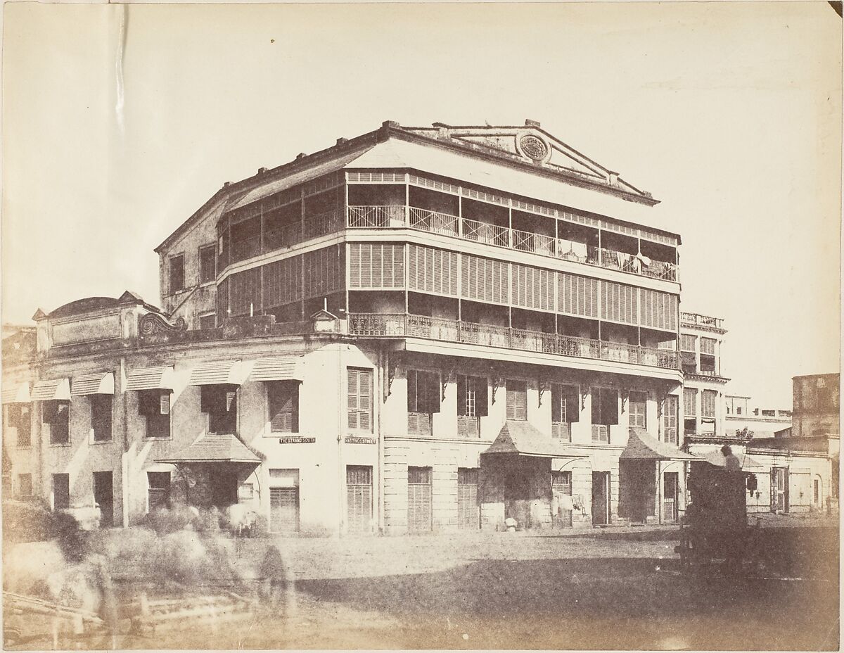 [Grindley and Company Building, Calcutta], Captain R. B. Hill, Albumen silver print 