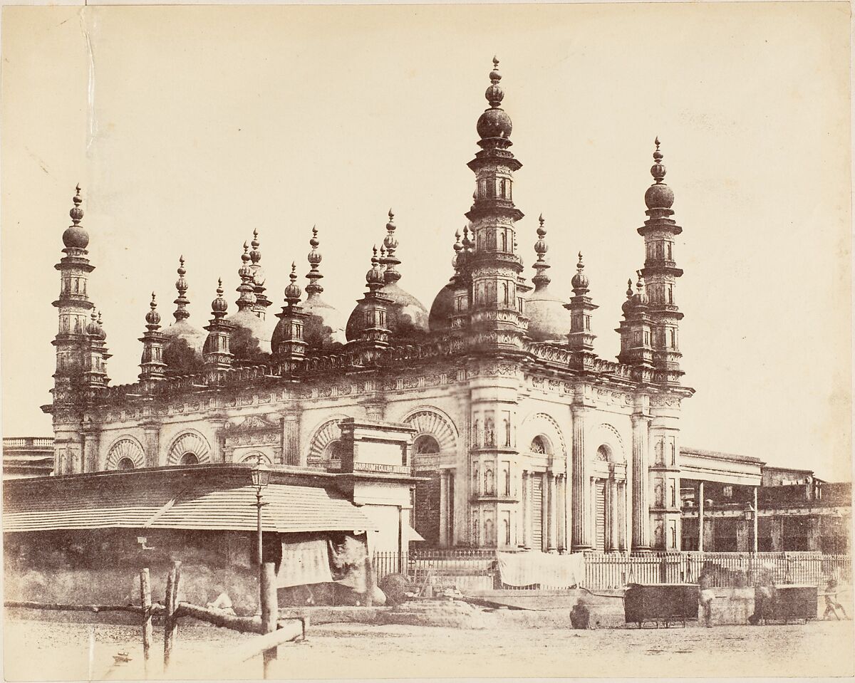 [Ghulam Muhammad Mosque, Calcutta], Captain R. B. Hill, Albumen silver print 