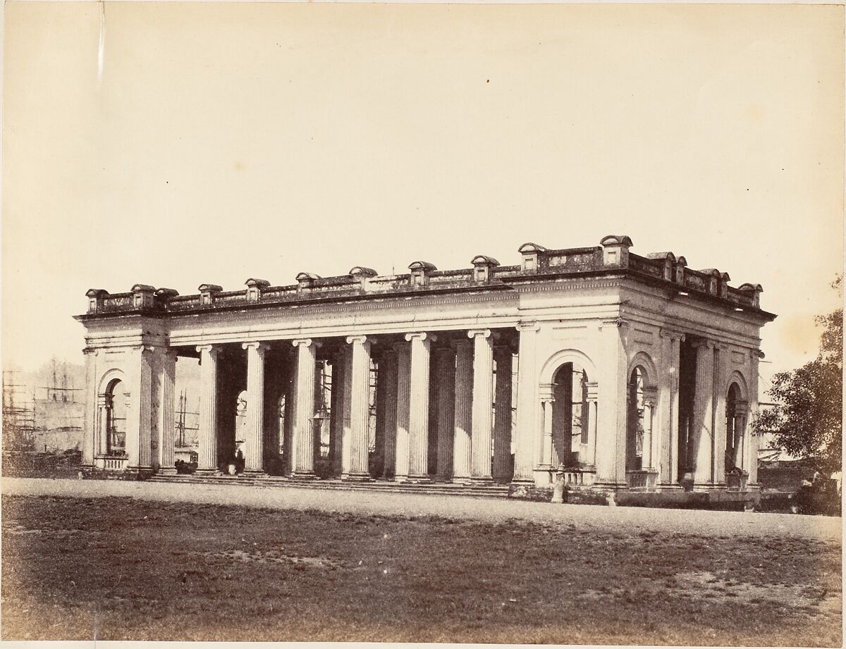 Prinsep's Ghat, Calcutta, Captain R. B. Hill, Albumen silver print 