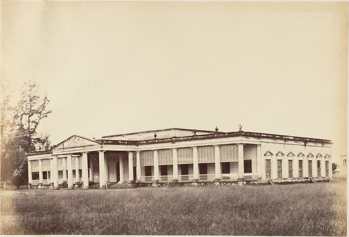 Outram Institute, Calcutta, Captain R. B. Hill, Albumen silver print 
