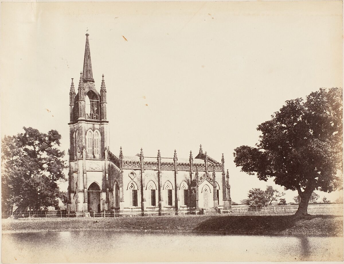 Kidderpore Church, Captain R. B. Hill, Albumen silver print 