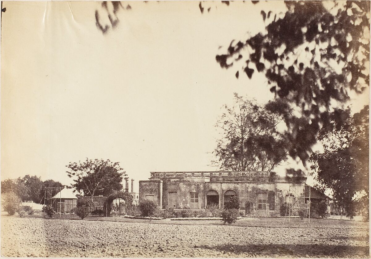 Gooldar House, Captain R. B. Hill, Albumen silver print 