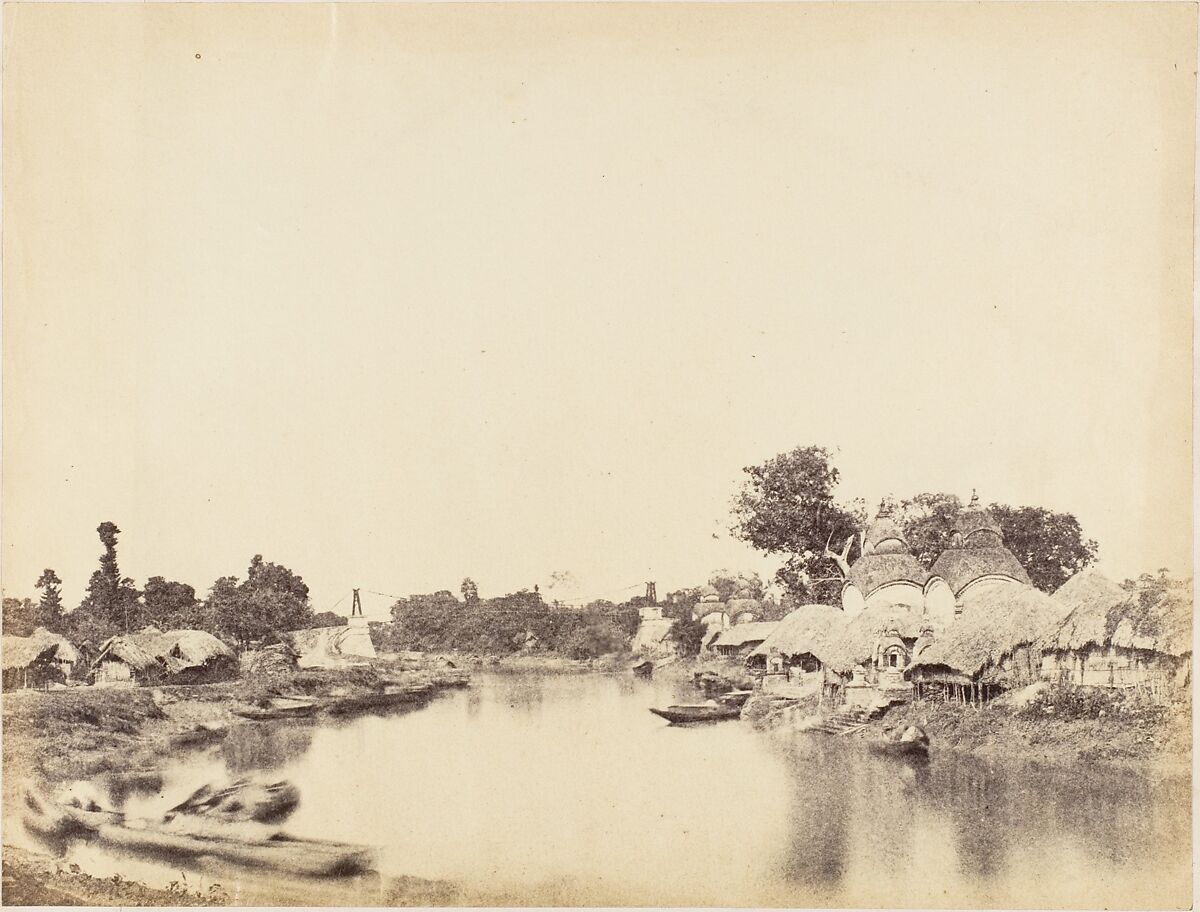 [Tolly's Nullah, Calcutta], Captain R. B. Hill, Albumen silver print 