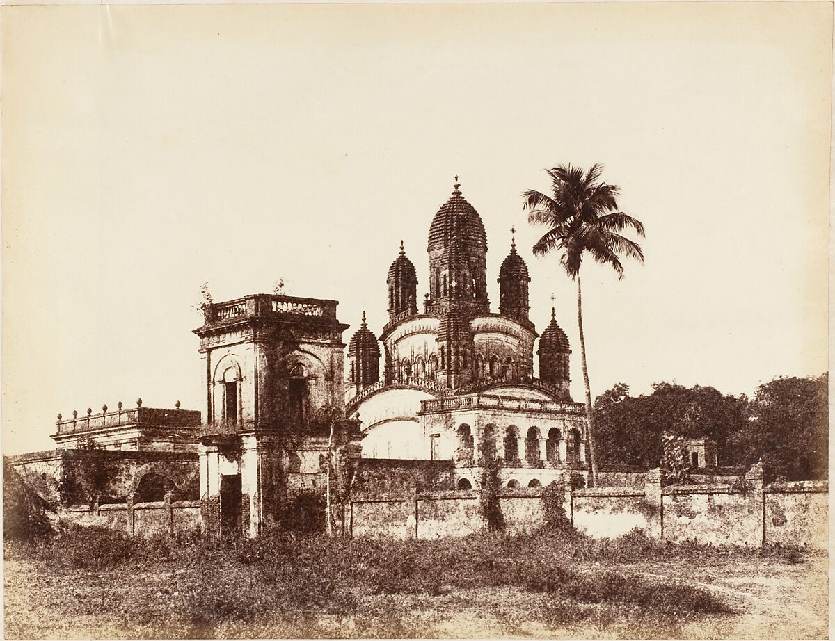 Temple at Allipore, Captain R. B. Hill, Albumen silver print 