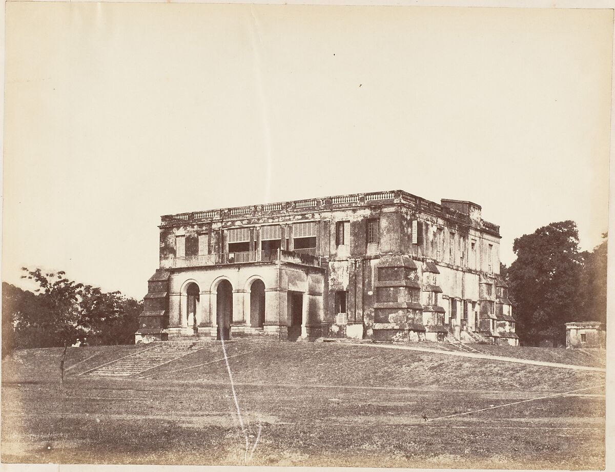 Dum Dum House—Built by Lord Clive, Captain R. B. Hill, Albumen silver print 