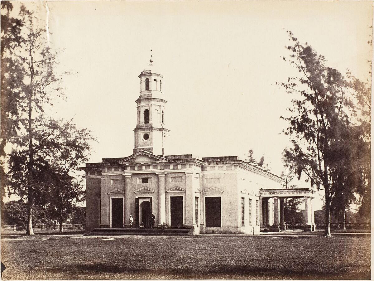 Dum Dum Church, Captain R. B. Hill, Albumen silver print 