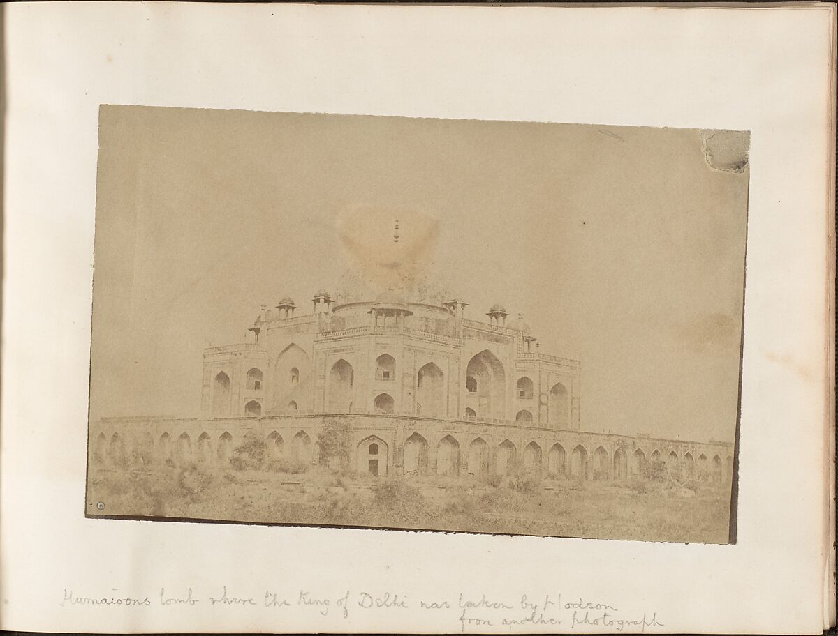 [Humayun's Tomb, Delhi], Captain R. B. Hill, Albumen silver print 