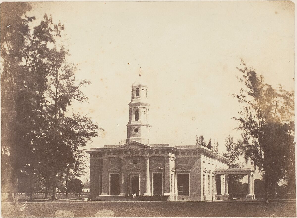 Dum Dum Church, Captain R. B. Hill, Albumen silver print 