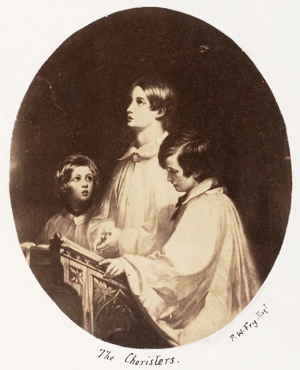 The Choristers, Peter Wickens Fry (British, Compton Bishop, Somerset 1795–1860 London), Albumen silver print 