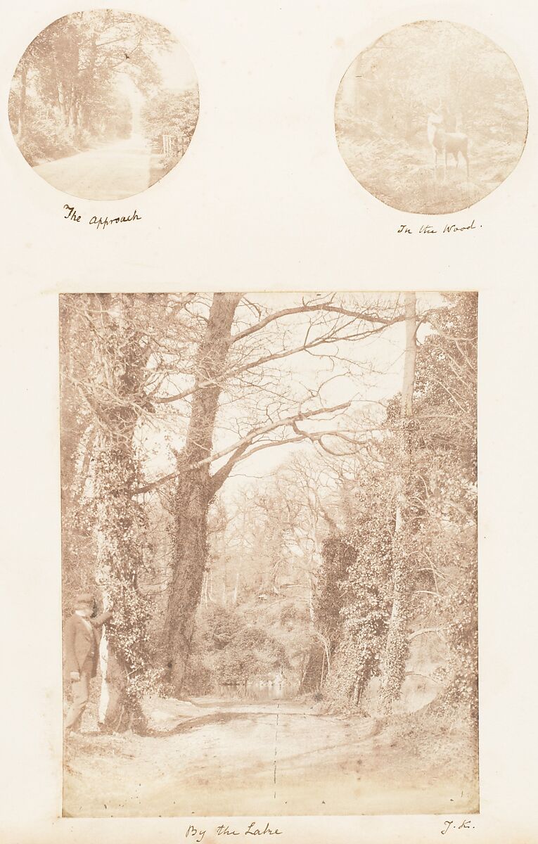 The Approach; In the Wood; By the Lake, James Knight (British), Salted paper print 