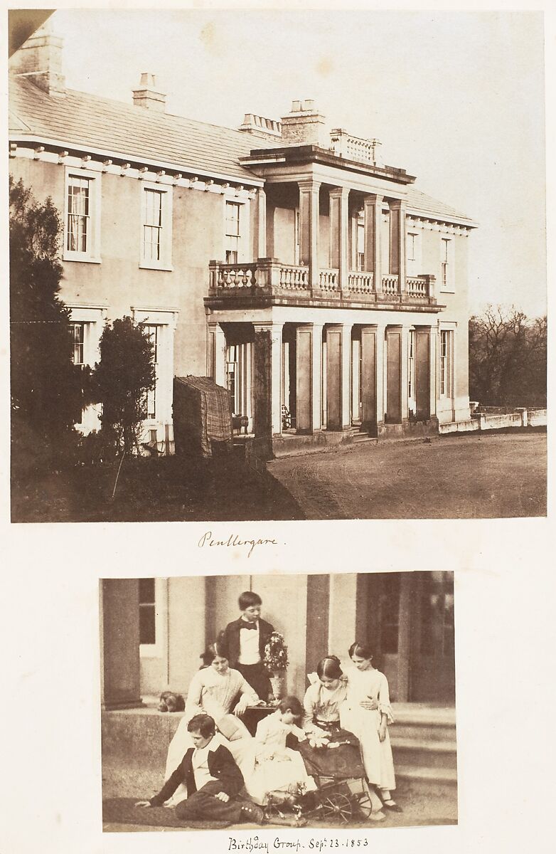 Penllergare; Birthday Group, Sept. 23, 1853, John Dillwyn Llewelyn (British, Swansea, Wales 1810–1882 Swansea, Wales), Albumen silver print 