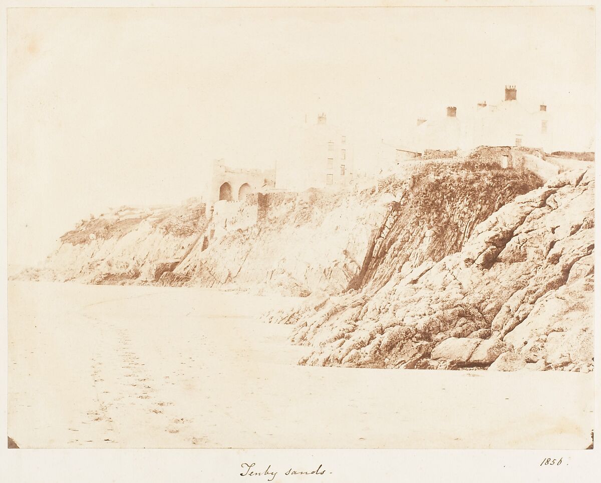 Tenby Sands, John Dillwyn Llewelyn (British, Swansea, Wales 1810–1882 Swansea, Wales), Salted paper print 