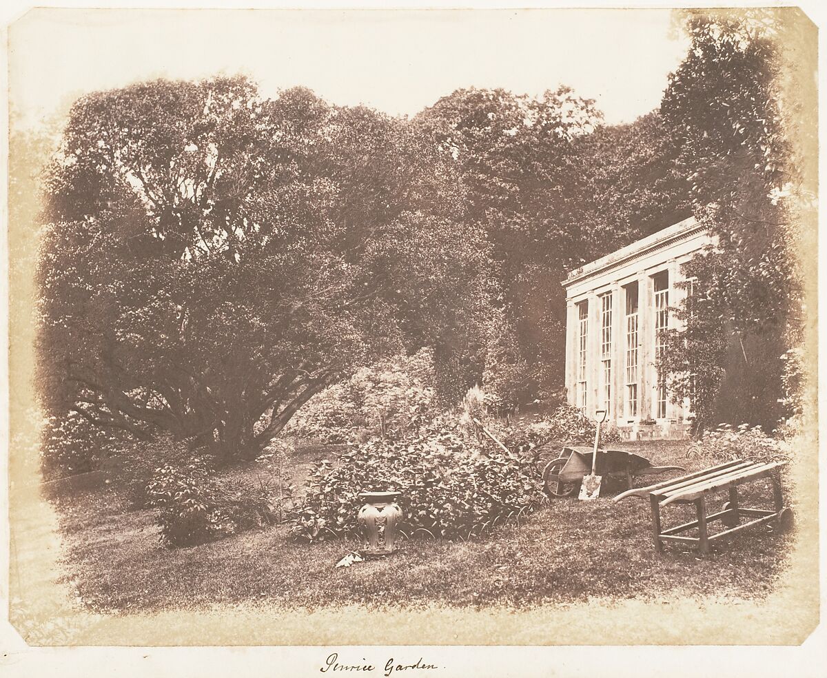 Penrice Garden, John Dillwyn Llewelyn (British, Swansea, Wales 1810–1882 Swansea, Wales), Albumen silver print 