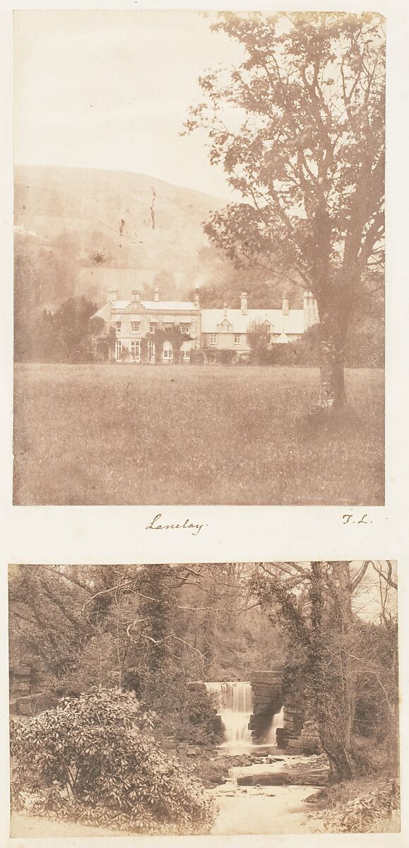 Lanelay; [Untitled], John Dillwyn Llewelyn (British, Swansea, Wales 1810–1882 Swansea, Wales), Salted paper print; albumen silver print 