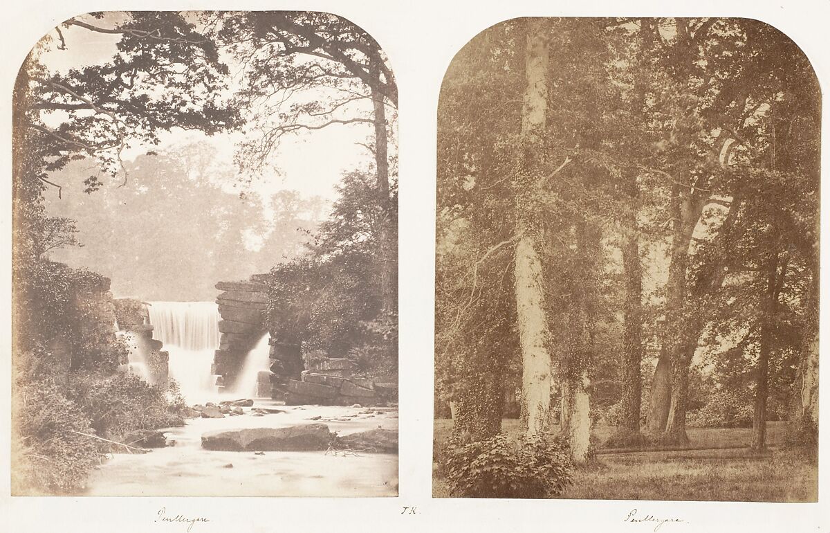 Penllengare; Penllengare, James Knight (British), Salted paper print; albumen silver print 