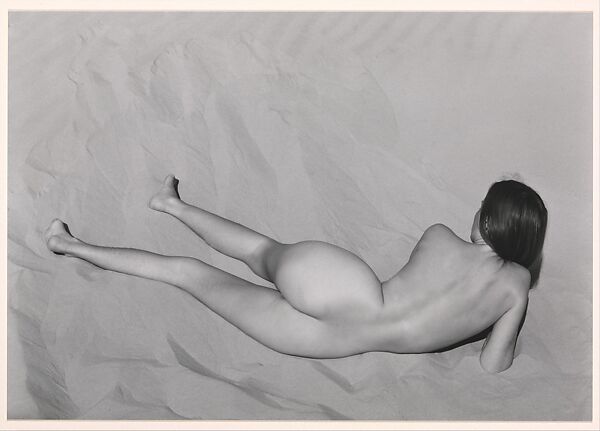 Nude on Sand, Oceano, Edward Weston (American, Highland Park, Illinois 1886–1958 Carmel, California), Gelatin silver print 