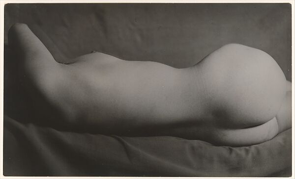 Nude, Brassaï (French (born Romania), Brașov 1899–1984 Côte d&#39;Azur), Gelatin silver print 