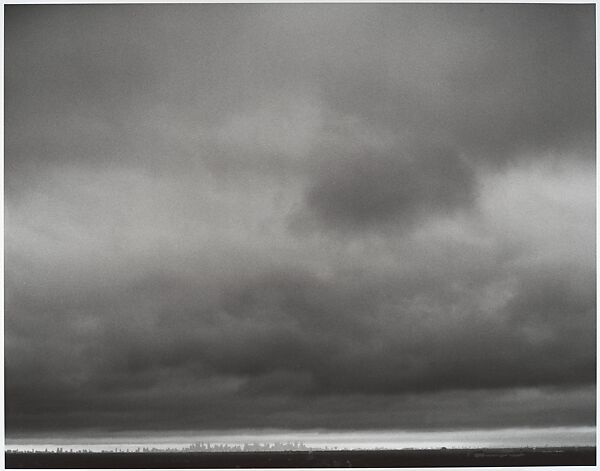 Looking West Over New York City, From the Air, Ten Days After 9/11/01, Lewis Koch (American, born 1949), Gelatin silver print 