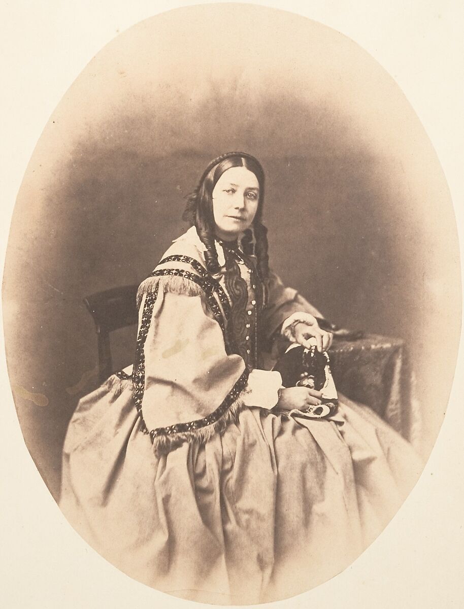 [Miss Macrae of Inverinate, Wife of Horatio Ross], Horatio Ross (British, Rossie Castle, near Montrose, Scotland 1801–1886 Scotland), Salted paper print 