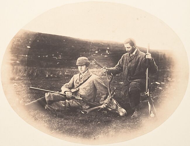 [Ned and Colin Ross with Hunt Trophy]