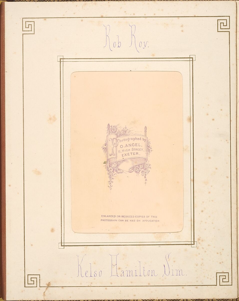 [Follett Family Album of Children Costumed for a Fancy Dress Ball], Owen Angel (British, ca. 1821–1909), Albumen silver prints from glass negatives with applied color