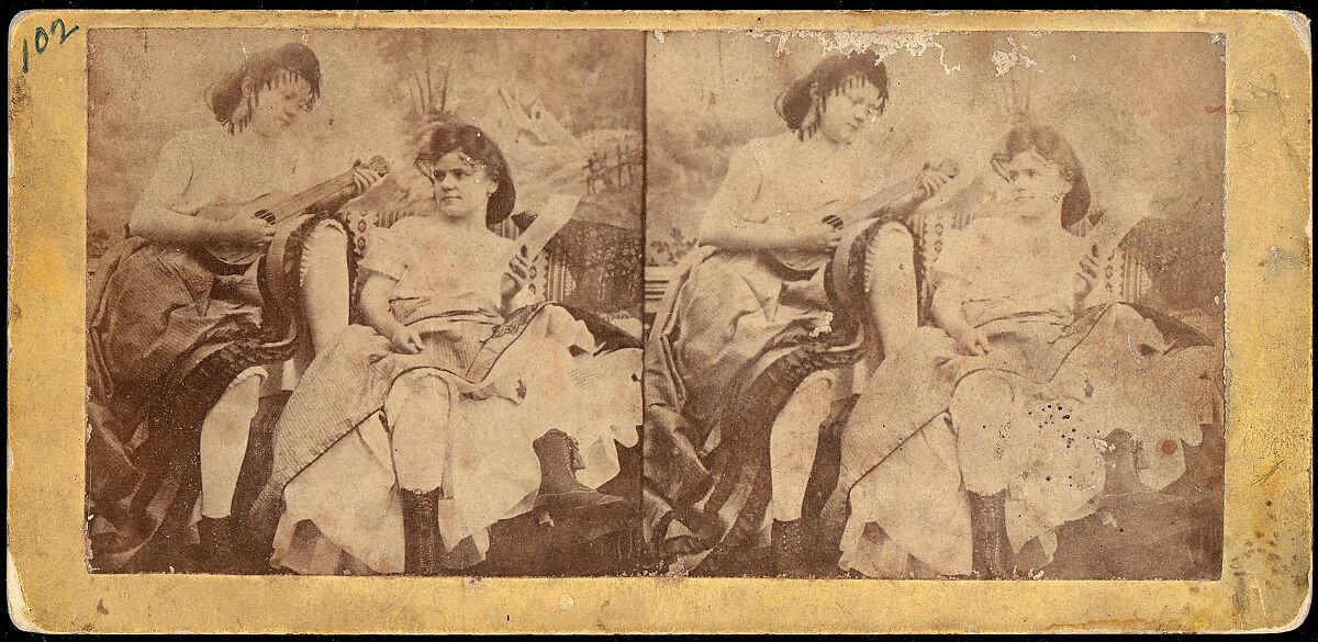[Group of 14 stereographs of Africa and Actors], Kilburn Brothers (American, active ca. 1865–1890), Albumen silver prints