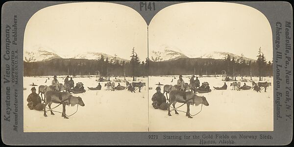 [Group of 42 Stereograph Views of Alaska Including the Gold Rush], George W. Griffith (American), Albumen silver prints