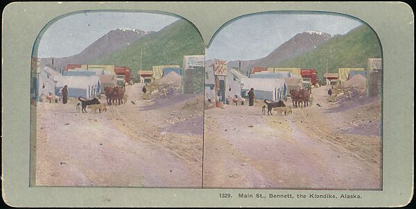 [Group of 42 Stereograph Views of Alaska Including the Gold Rush], George W. Griffith (American), Albumen silver prints