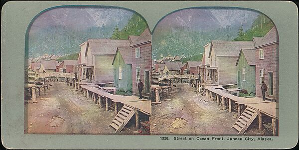 [Group of 42 Stereograph Views of Alaska Including the Gold Rush], George W. Griffith (American), Albumen silver prints