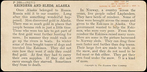 [Group of 42 Stereograph Views of Alaska Including the Gold Rush], George W. Griffith (American), Albumen silver prints