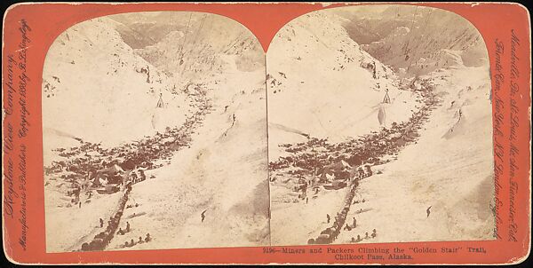 [Group of 42 Stereograph Views of Alaska Including the Gold Rush], George W. Griffith (American), Albumen silver prints