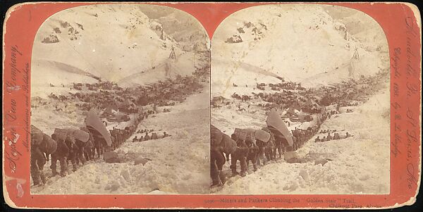 [Group of 42 Stereograph Views of Alaska Including the Gold Rush], George W. Griffith (American), Albumen silver prints