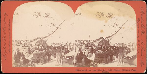 [Group of 42 Stereograph Views of Alaska Including the Gold Rush], George W. Griffith (American), Albumen silver prints
